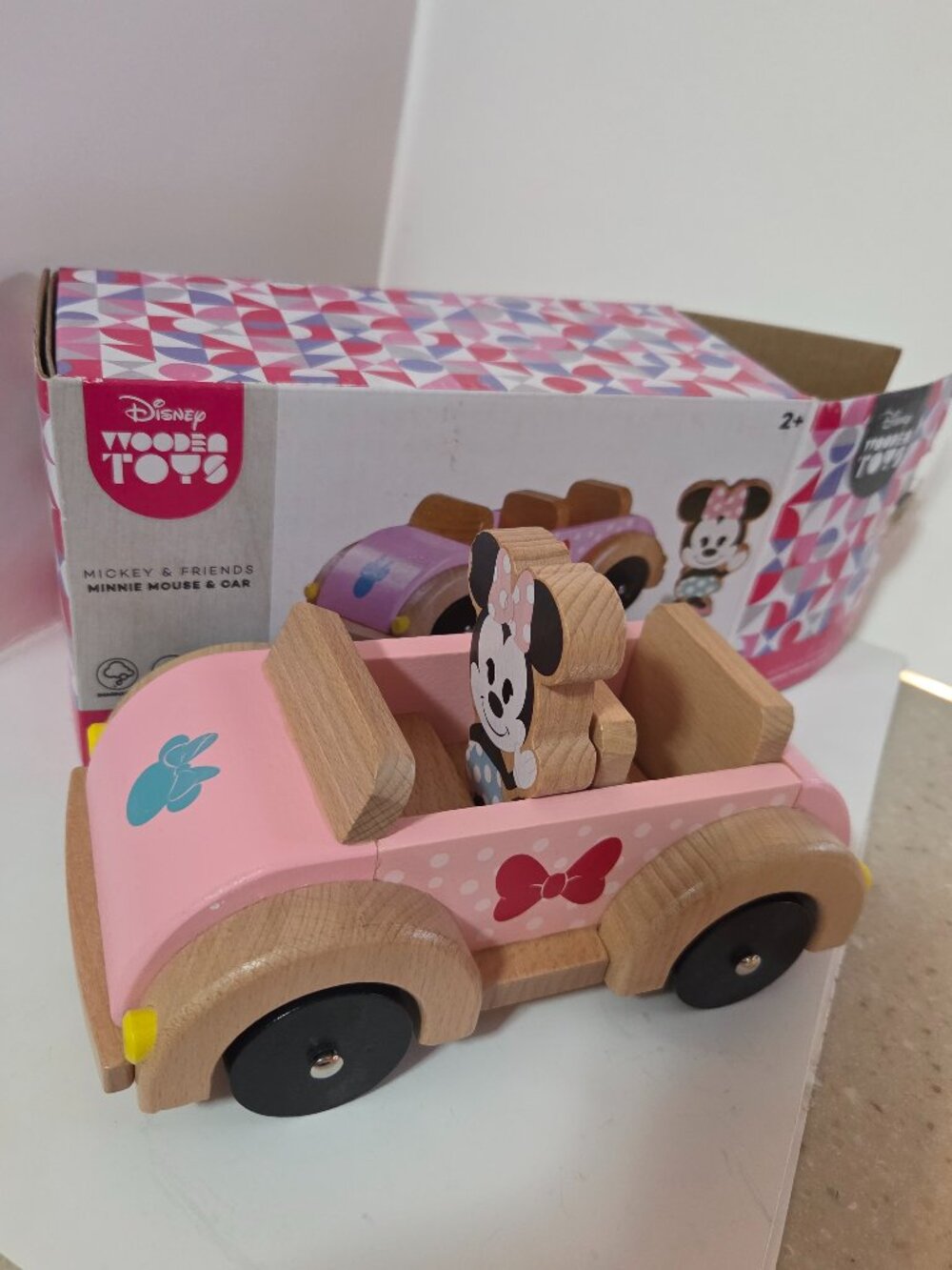 Disney Wooden Toys Minnie and Car